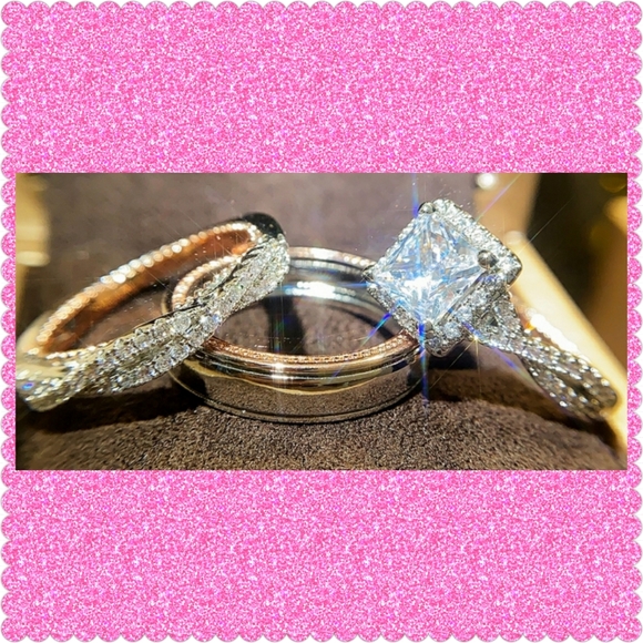 💕JUST IN💕Gorgeous 18K Rose Gold/White - Picture 5 of 6